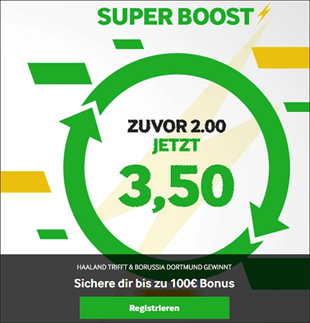 Betway Bundesliga Quotenboost
