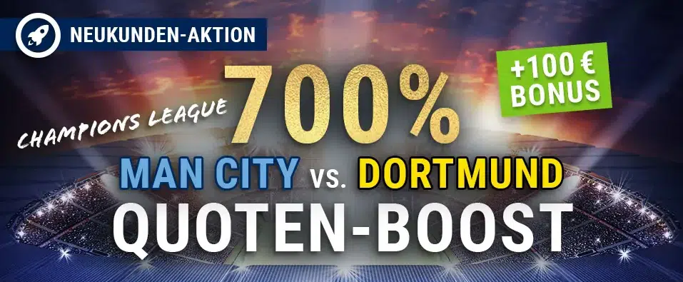 Champions League Quotenboost bei Bet-at-Home