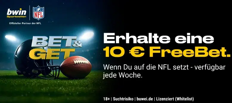 NFL Wetten 10€ Freebet