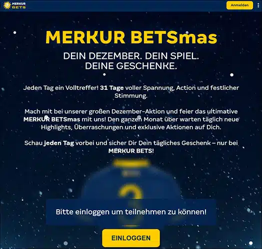 Merkur Bets Adventskalender