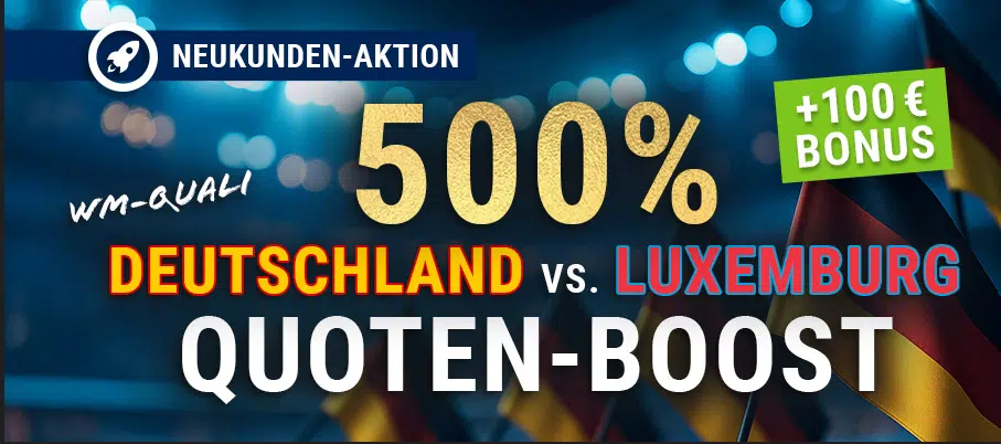 Länderspiel Quotenboost bei Bet-at-Home